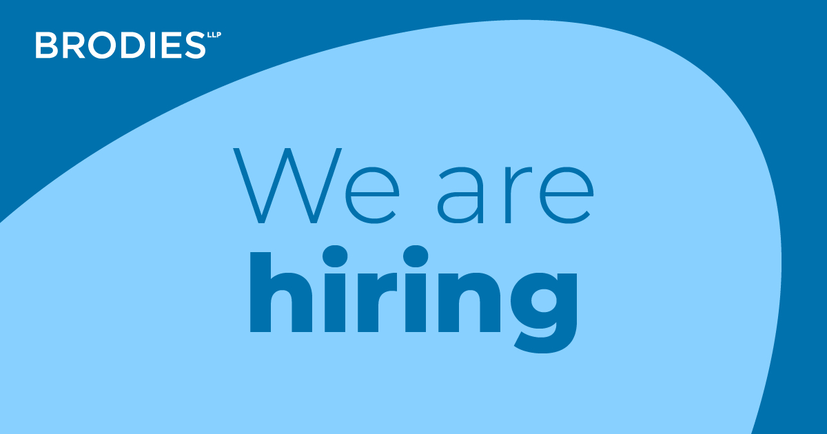 Brodies LLP Jobs Search here for your perfect career Job